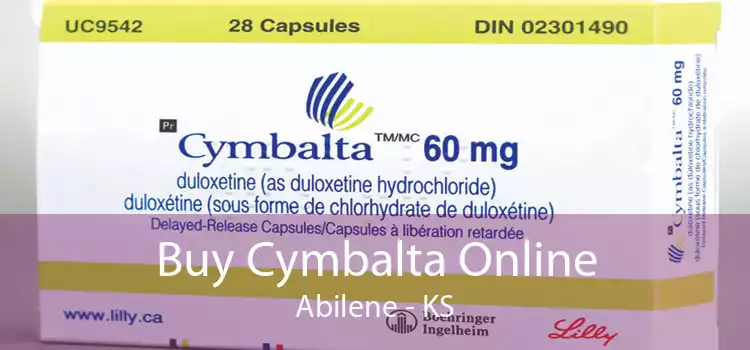Buy Cymbalta Online Abilene - KS